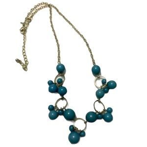 AVON blue and gold necklace